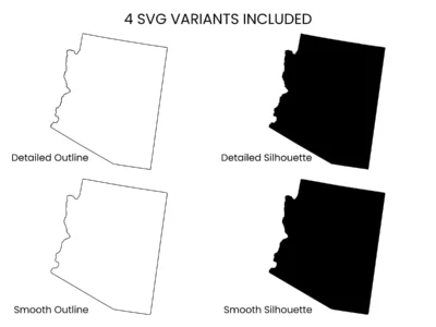 Arizona SVG Bundle, Cut Files for Cricut & Silhouette, DXF EPS PNG