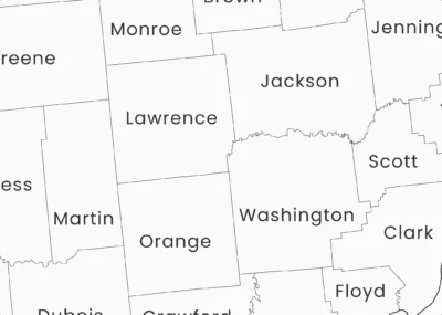 indiana-counties-map-printable-light-version-zoom-detail Indiana Counties Map Printable, Labeled County Map, Light & Dark Styles