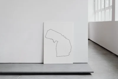 Michigan Blank Outline Map Printable, State Outline Map, JPG PDF PNG