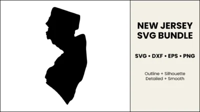 New Jersey SVG Bundle, Cut Files for Cricut & Silhouette, DXF EPS PNG