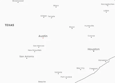 usa-cities-map-printable-light-version-zoom-austin-houston-texas USA Cities Map Printable, Labeled Cities & State Capitals, Light & Dark Styles