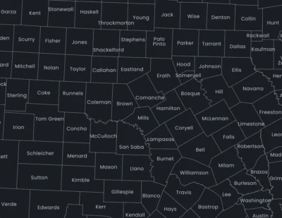 USA Counties Map Printable | Labeled County Map | Light & Dark Styles | Wall Art