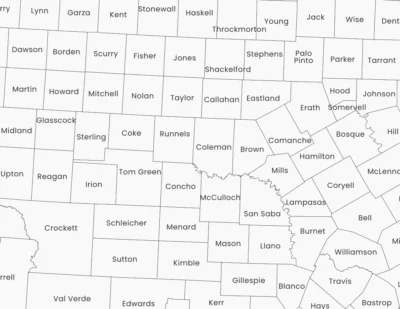 USA Counties Map Printable | Labeled County Map | Light & Dark Styles | Wall Art