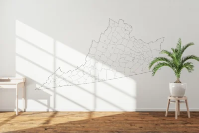 virginia-counties-map-printable-blank-wall Virginia Counties Map Printable, Blank & Labeled, Geography Worksheet