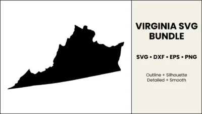 Virginia SVG Bundle, Cut Files for Cricut & Silhouette, DXF EPS PNG