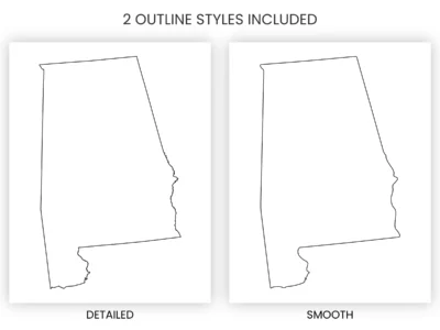 alabama-blank-outline-map-printable-included-outline-styles-info Alabama Blank Outline Map Printable, State Outline, JPG PDF PNG