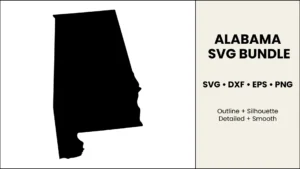 alabama-svg-bundle-hero Alabama SVG Bundle, State Cut Files, SVG DXF EPS PNG