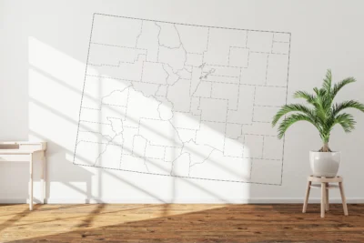 Colorado Counties Map Printable, Blank & Labeled