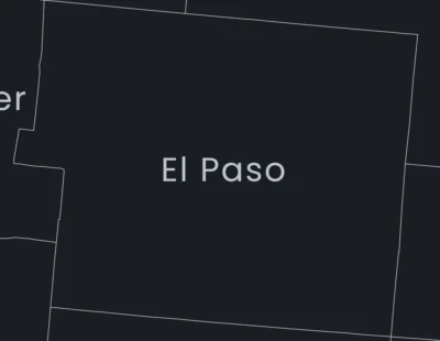 Colorado Counties Map Printable, Labeled County Map, Light & Dark Styles