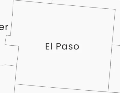 Colorado Counties Map Printable, Labeled County Map, Light & Dark Styles