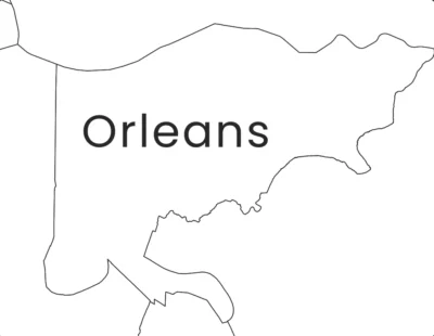 Louisiana Parishes Map Printable, Blank & Labeled