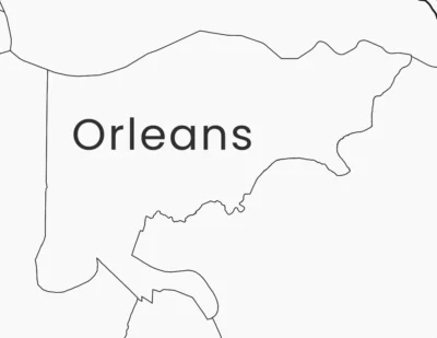 Louisiana Parishes Map Printable, Labeled Parish Map, Light & Dark Styles