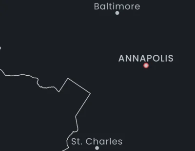 Maryland Cities Map Printable, Labeled City Map, Light & Dark Styles