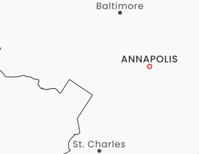Maryland Cities Map Printable, Labeled City Map, Light & Dark Styles