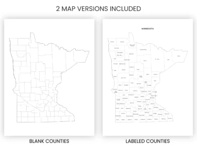 minnesota-counties-map-printable-blank-labeled-included-map-versions-info Minnesota Counties Map Printable, Blank & Labeled
