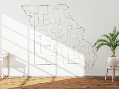missouri-counties-map-printable-blank-wall Missouri Counties Map Printable, Blank & Labeled