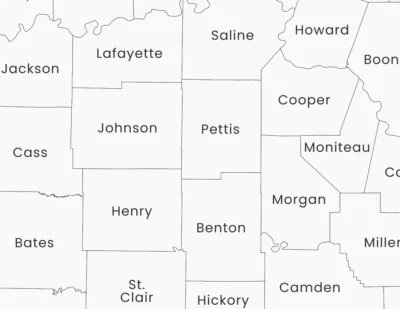 missouri-counties-map-printable-light-zoom-detail Missouri Counties Map Printable, Labeled County Map, Light & Dark Styles