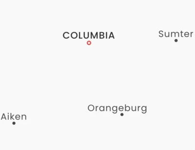 South Carolina Cities Map Printable, Labeled City Map, Light & Dark Styles