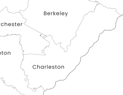 South Carolina Counties Map Printable, Blank & Labeled