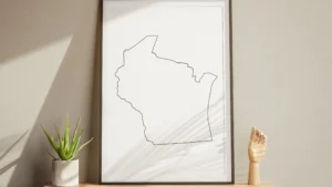 wisconsin-blank-outline-map-printable-study-table-frame Wisconsin Blank Outline Map Printable, State Outline, JPG PDF PNG