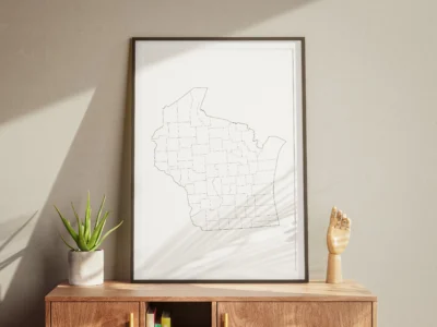 wisconsin-counties-map-printable-blank-study-table-frame Wisconsin Counties Map Printable, Blank & Labeled