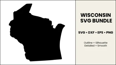 wisconsin-svg-bundle-hero Wisconsin SVG Bundle, State Cut Files, SVG DXF EPS PNG