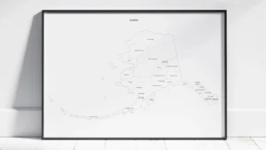 Alaska Counties Map Printable, Blank & Labeled | County Equivalent Map | JPG & PDF