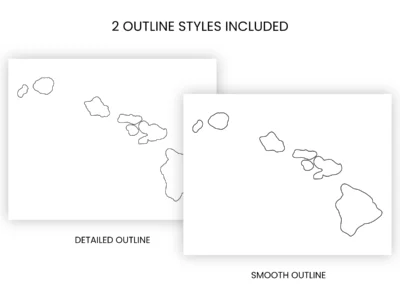 hawaii-blank-outline-map-printable-detailed-smooth-included-outline-styles-info Hawaii Blank Outline Map Printable, State Outline, JPG PDF PNG