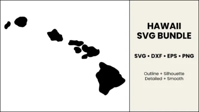 hawaii-svg-bundle-cut-file-hero Hawaii SVG Bundle, State Cut Files, SVG DXF EPS PNG