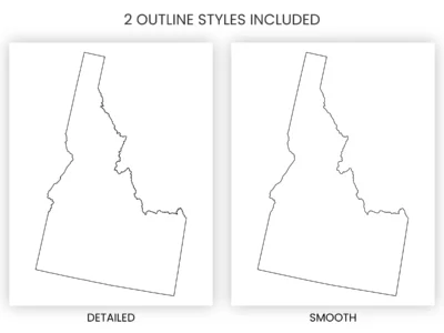 idaho-blank-outline-map-printable-detailed-smooth-included-outline-styles-info Idaho Blank Outline Map Printable, State Outline, JPG PDF PNG