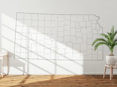 kansas-counties-map-printable-blank-wall Kansas Counties Map Printable, Blank & Labeled