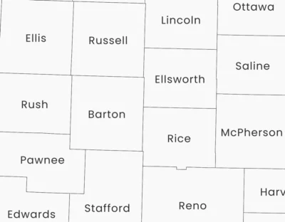 kansas-counties-map-printable-light-zoom-detail Kansas Counties Map Printable, Labeled County Map, Light & Dark Styles