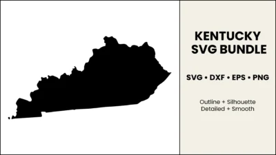 Kentucky SVG Bundle, State Cut Files, SVG DXF EPS PNG