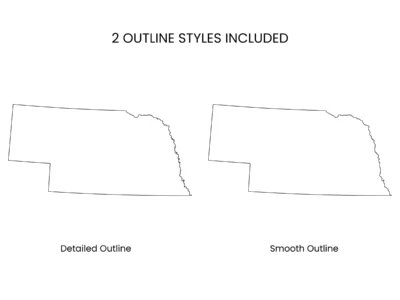 nebraska-blank-outline-map-printable-detailed-smooth-included-outline-styles-info Nebraska Blank Outline Map Printable, State Outline, JPG PDF PNG