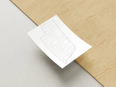 Nebraska Counties Map Printable, Blank & Labeled