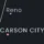 Nevada Cities Map Printable, Labeled City Map, Light & Dark Styles