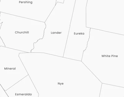 nevada-counties-map-printable-light-zoom-detail Nevada Counties Map Printable, Labeled County Map, Light & Dark Styles