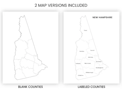 new-hampshire-counties-map-printable-blank-labeled-included-map-versions-info New Hampshire Counties Map Printable, Blank & Labeled