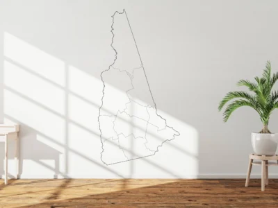 new-hampshire-counties-map-printable-blank-wall New Hampshire Counties Map Printable, Blank & Labeled