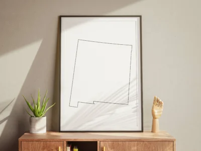 new-mexico-blank-outline-map-printable-study-table-frame New Mexico Blank Outline Map Printable, State Outline, JPG PDF PNG