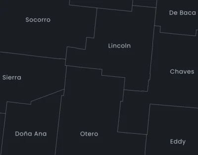 new-mexico-counties-map-printable-dark-zoom-detail New Mexico Counties Map Printable, Labeled County Map, Light & Dark Styles