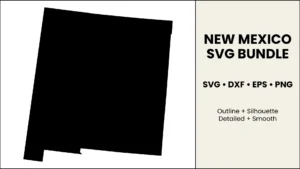 New Mexico SVG Bundle, State Cut Files, SVG DXF EPS PNG