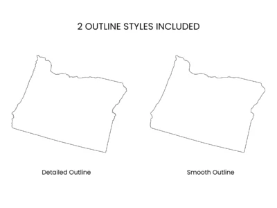 oregon-blank-outline-map-printable-detailed-smooth-included-outline-styles-info Oregon Blank Outline Map Printable, State Outline, JPG PDF PNG