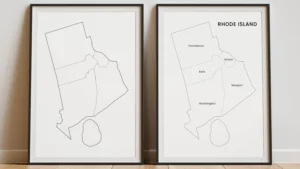 rhode-island-counties-map-printable-blank-labeled-black-frames Rhode Island Counties Map Printable, Blank & Labeled
