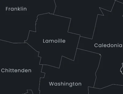 vermont-counties-map-printable-dark-zoom-detail Vermont Counties Map Printable, Labeled County Map, Light & Dark Styles