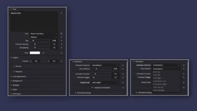 Bouncy Text Animation Titles & Lower Thirds for DaVinci Resolve