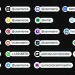 DaVinci Resolve Social Media Pack | 23 Social Media Handles, Animated Titles, Lower Thirds & Icon Generators