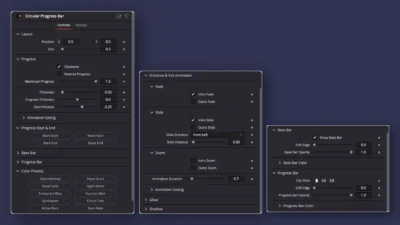 DaVinci Resolve Progress Bar & Loading Bar Animation Templates Pack